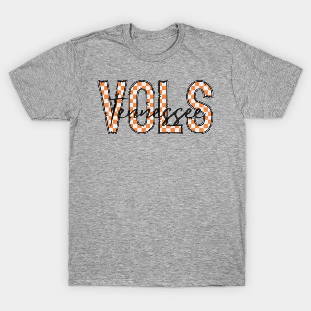 Tennessee Vols Orange and White T-Shirt by ThePawPrintShoppe